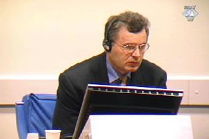 Milan Babić, u sudnici Haškog tribunala