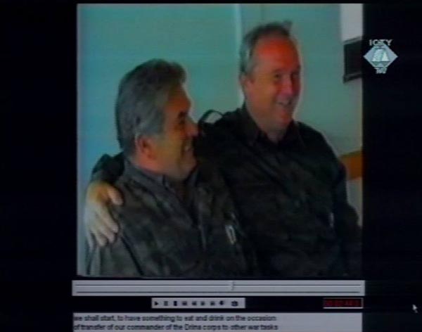 Milan Gvero i Milenko Živanović na video snimku ispraćaja generala Milenka Živanovića