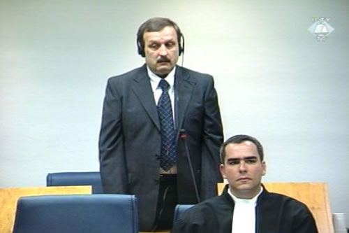 Milan Martić u sudnici Tribunala