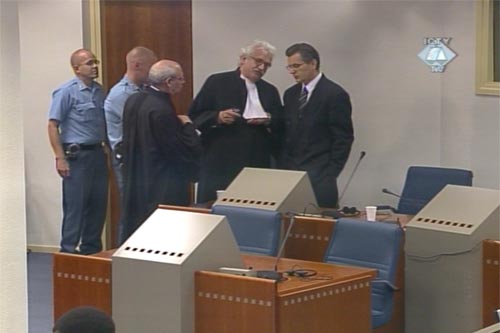 Milan Babić u sudnici Tribunala