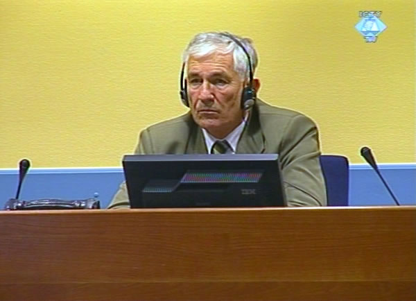 Mile Mrkšić u sudnici Tribunala
