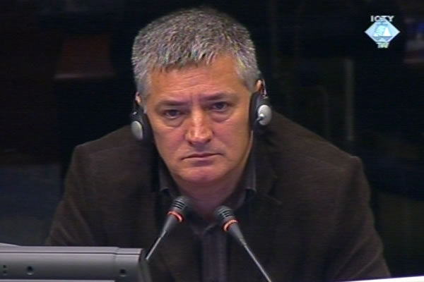Milomir Šoja, svjedok na suđenju Radovanu Karadžiću