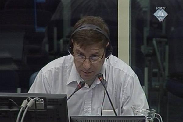 Nelson Draper, svjedok optužbe na suđenju šestorici bivših lidera bosanskih Hrvata