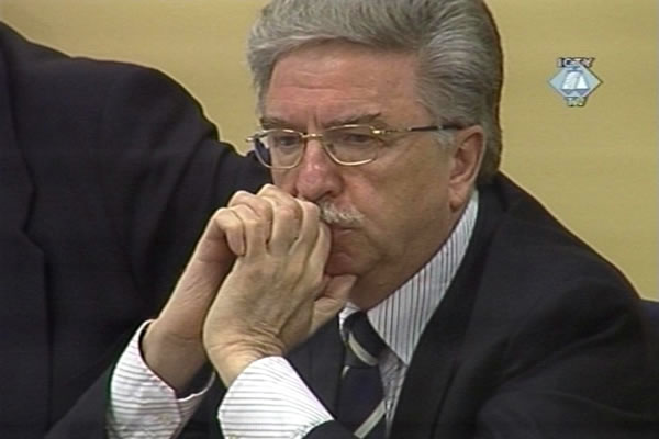 Nikola Šainović u sudnici Tribunala