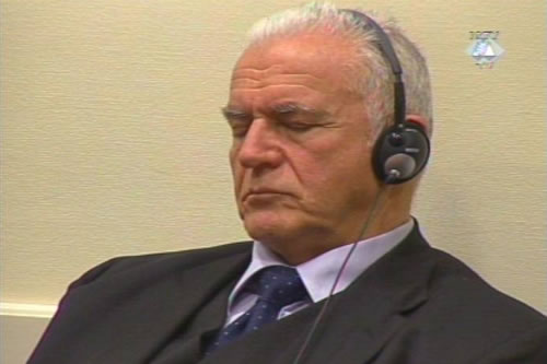 Pavle Strugar u sudnici Tribunala