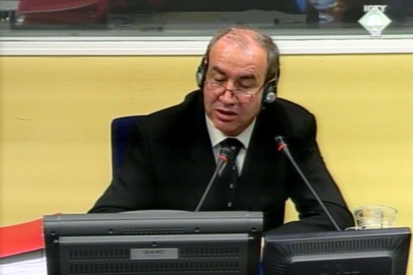 Radomir Mitić, svjedok odbrane Vlastimira Đorđevića