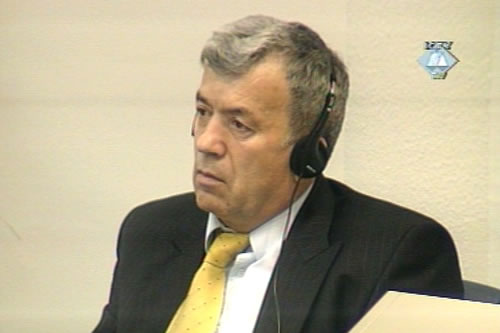Radoslav Brđanin u sudnici Tribunala