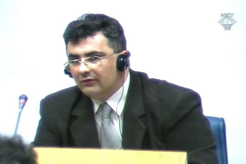 Radovan Stanković u sudnici Tribunala