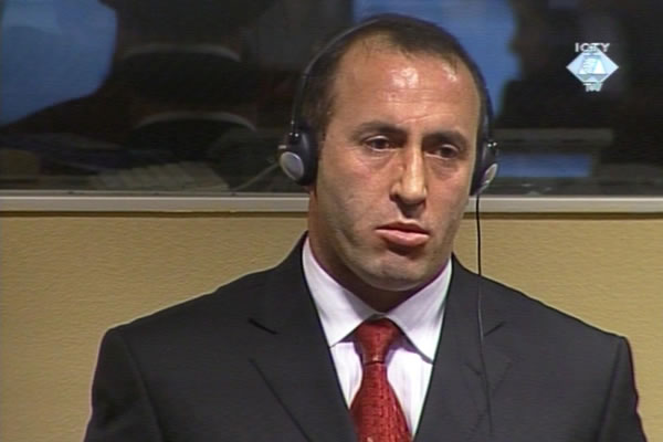 Ramush Haradinaj prilikom izricanja presude
