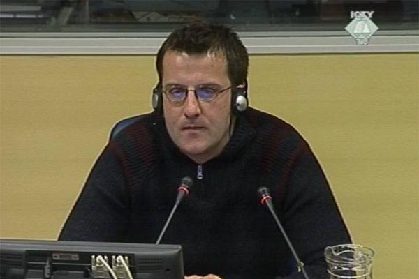 Sanjin Hasanefendić, svjedok na suđenju Dragomiru Miloševiću