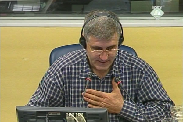 Sejfudin Mrkaljević, svjedok na suđenju Rasimu Deliću