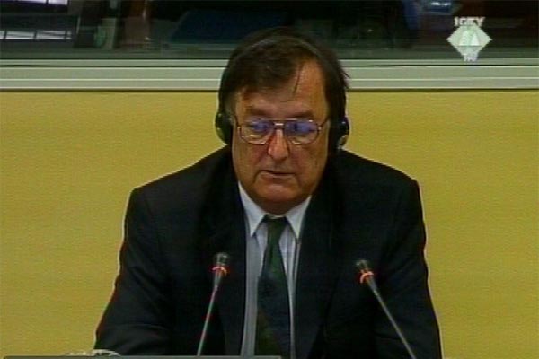 Slobodan Jarčević, svjedok odbrane Milana Martića