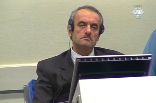 Vidoje Blagojević u sudnici Tribunala