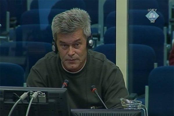 Zlatan Čelanović, svjedok na trećem suđenju za genocid održanom na Tribunalu