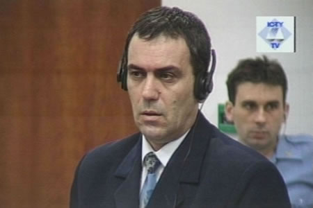 Zoran Žigić u sudnici Tribunala