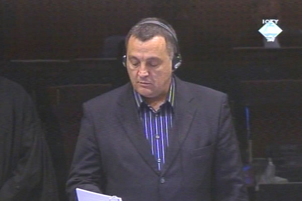 Zoran Živković, svjedok odbrane Sretena Lukića